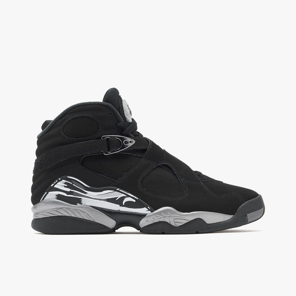 Jordan 8 Retro Black / White - Light Graphite
