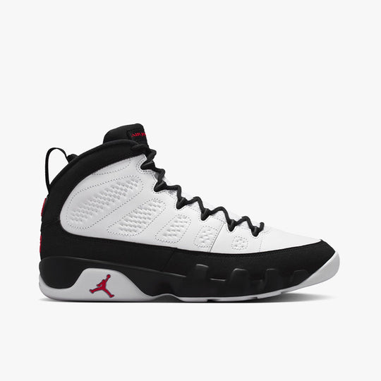 Jordan 9 Retro White / True Red – Black