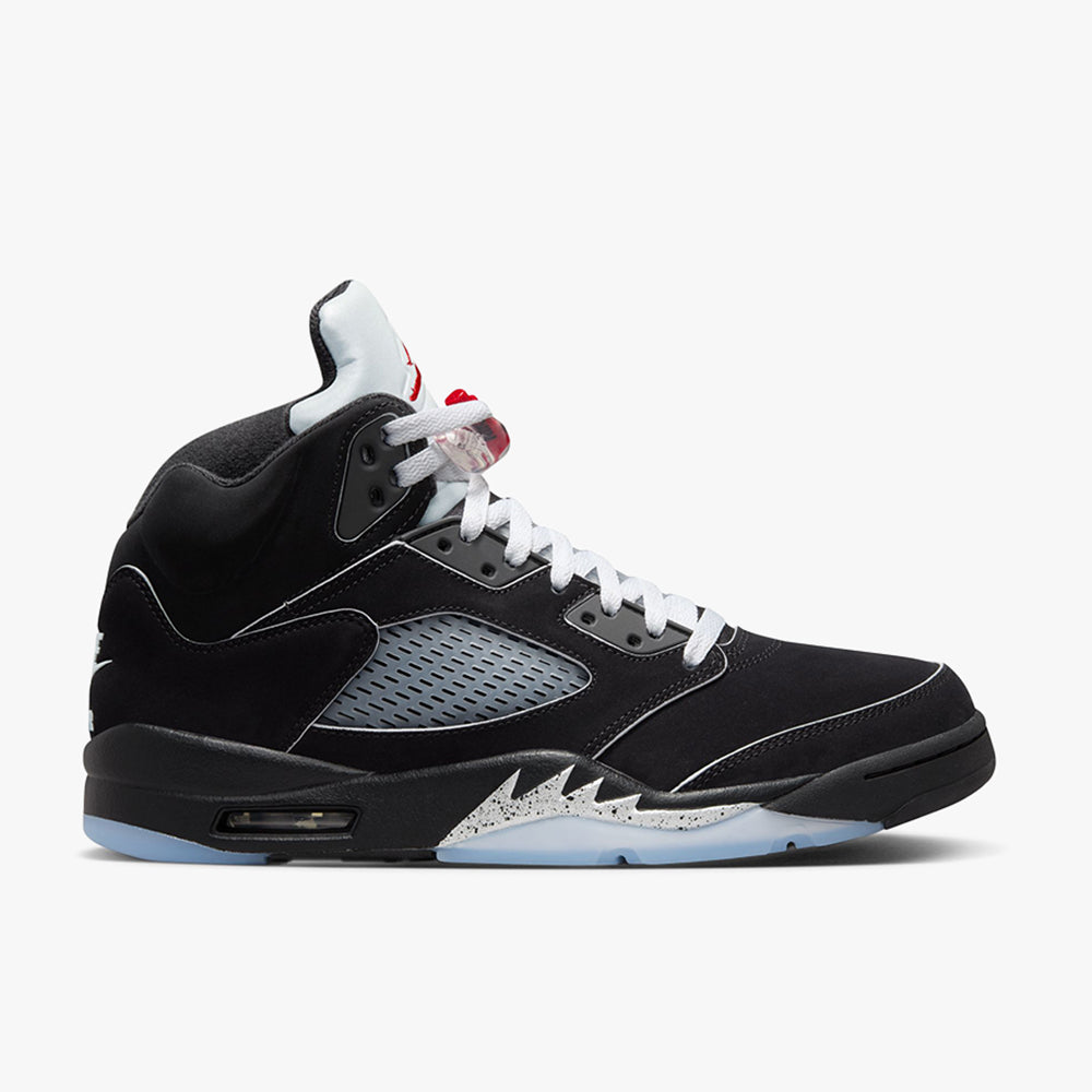 Jordan 5 Retro OG Black / White - Metallic Silver