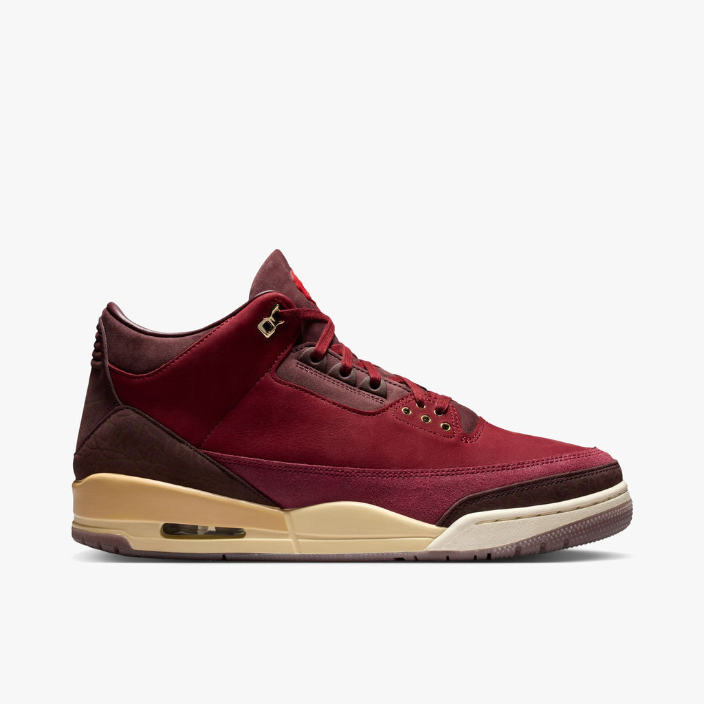 Jordan 3 "Bin 23" Team Red  / Burgundy Crush - Coconut Milk