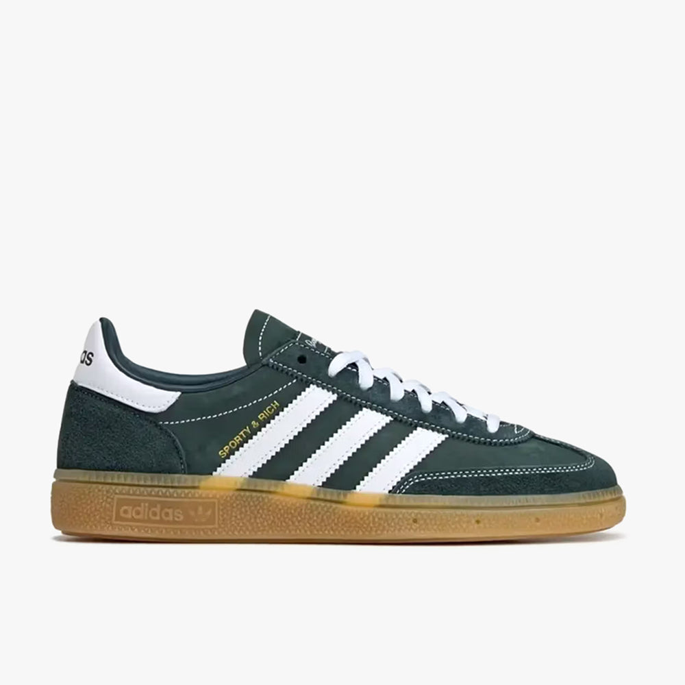 adidas Originals x Sporty & Rich Handball Spezial Dark Green / Cloud White - Gum