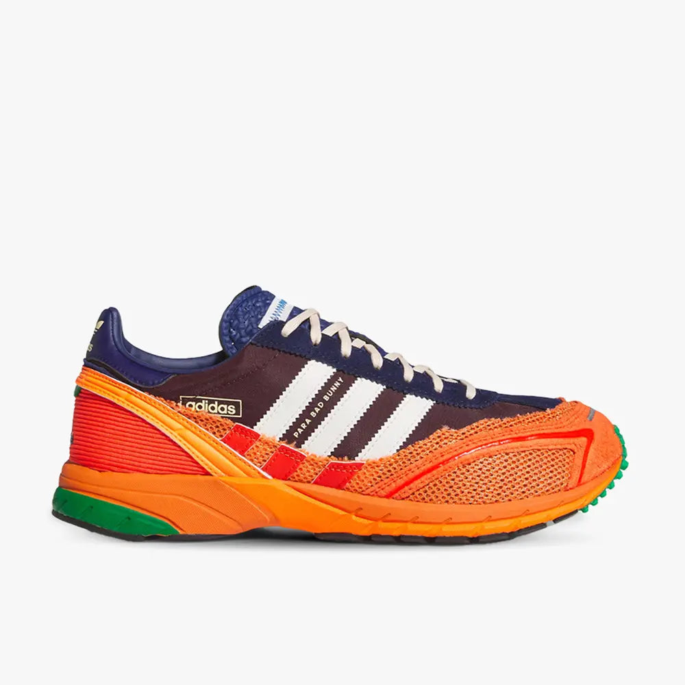 adidas x Bad Bunny Adizero 72 Maroon / Semi Solar Orange