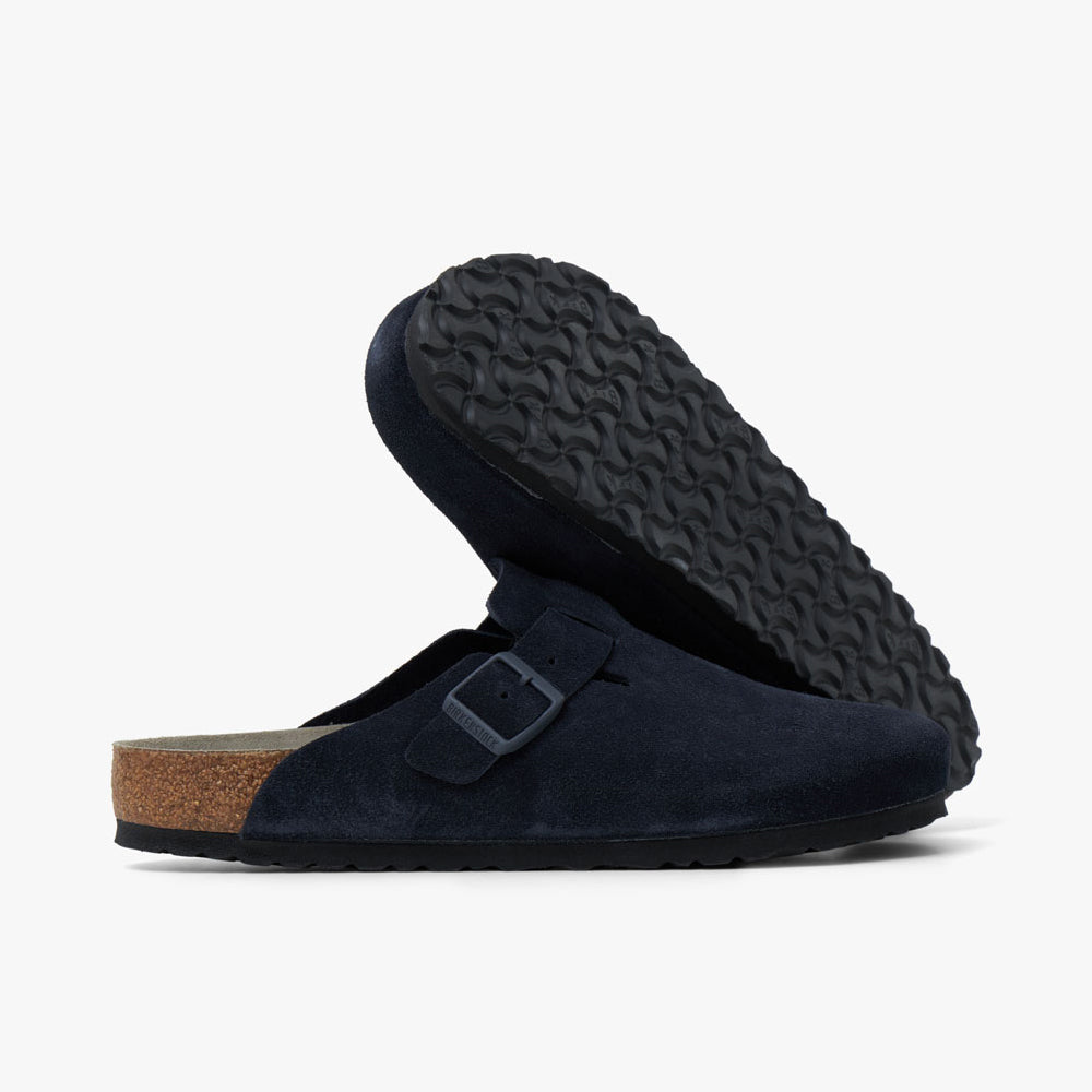 Birkenstock Boston Suede Midnight Navy – Livestock