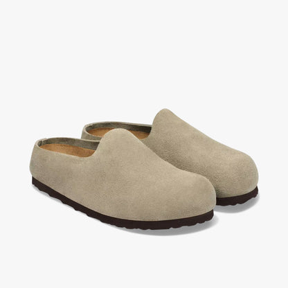 Birkenstock Amsterdam Wrapped Suede / Taupe