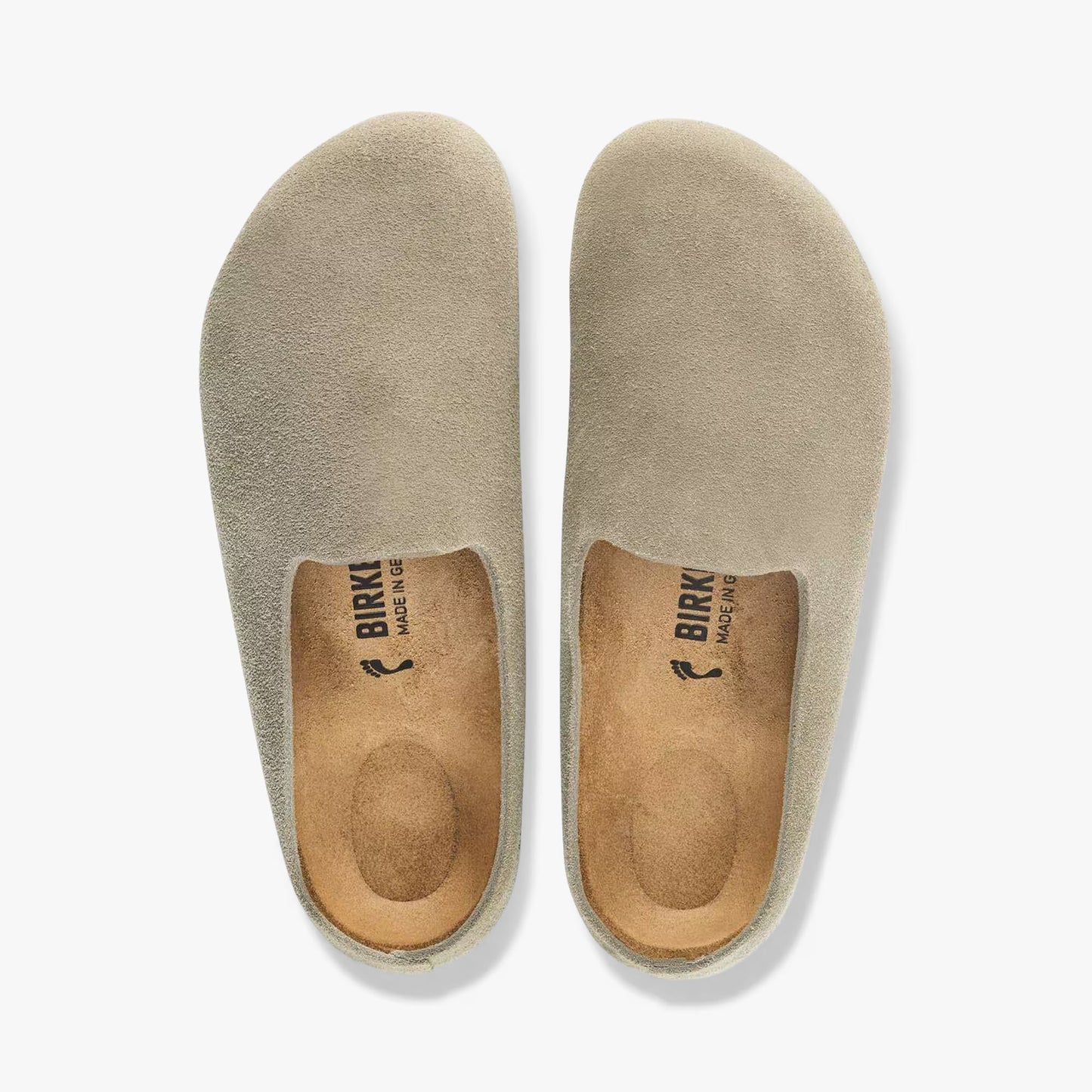 Birkenstock Amsterdam Wrapped Suede / Taupe
