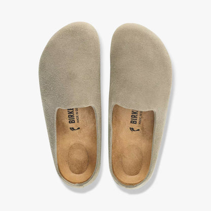 Birkenstock Amsterdam Wrapped Suede / Taupe