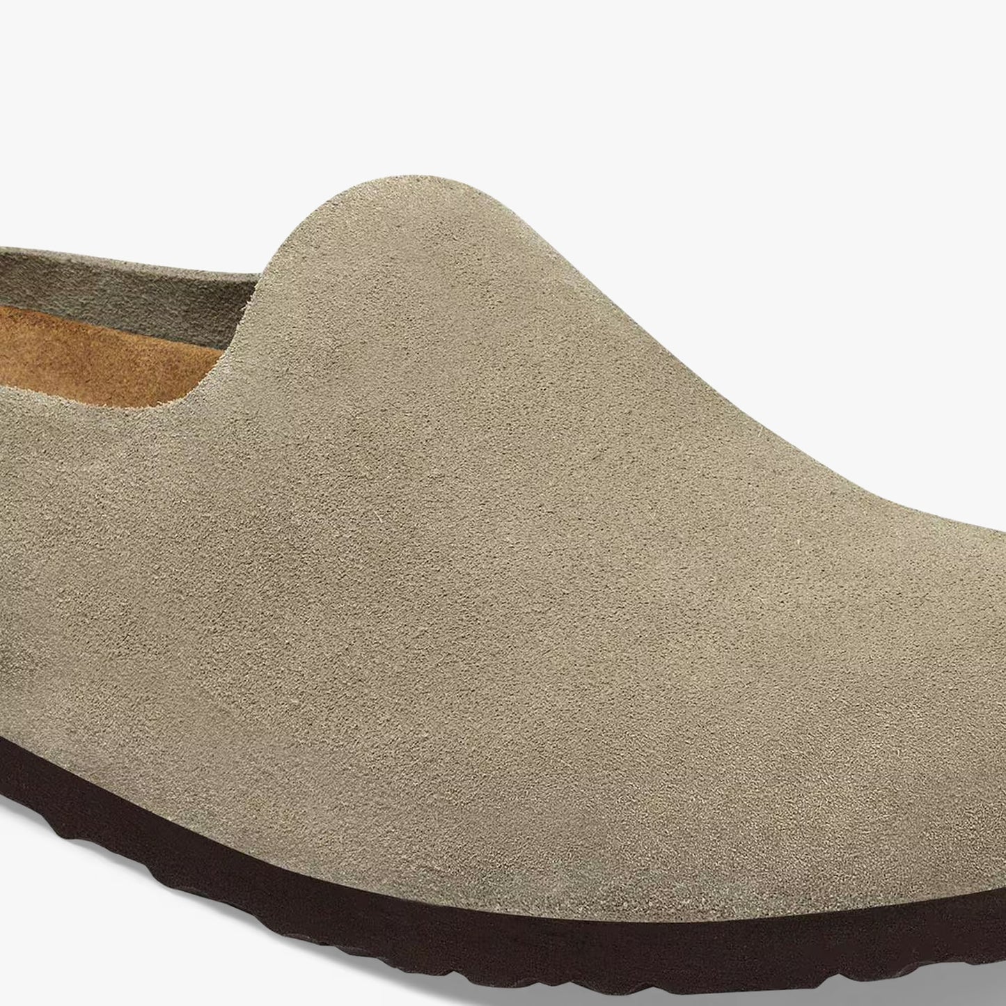 Birkenstock Amsterdam Wrapped Suede / Taupe