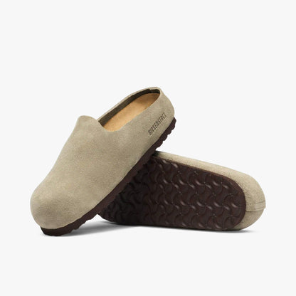 Birkenstock Amsterdam Wrapped Suede / Taupe