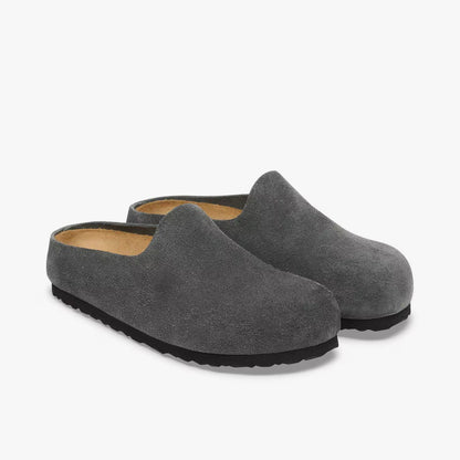 Birkenstock Amsterdam Wrapped Suede / Charcoal