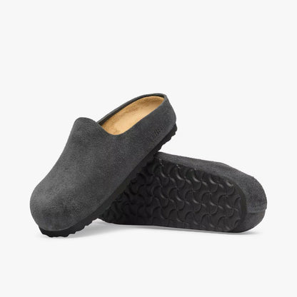 Birkenstock Amsterdam Wrapped Suede / Charcoal
