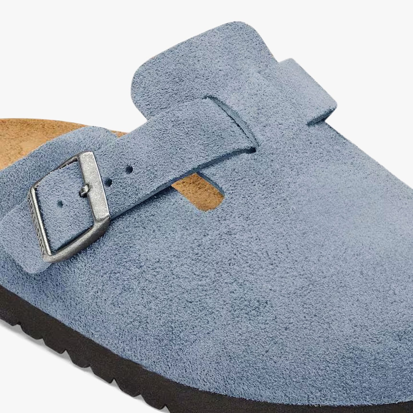 Birkenstock Boston / Stone Blue Suede