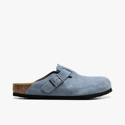 Birkenstock Boston / Stone Blue Suede