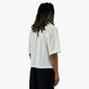 BEAMS Mesh Open Collar Shirt / Off White 3