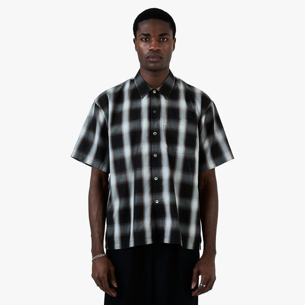 BEAMS Ombre Check Shirt / Black – Livestock
