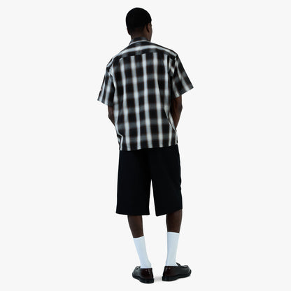 BEAMS Ombre Check Shirt / Black