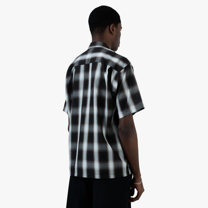 BEAMS Ombre Check Shirt / Black