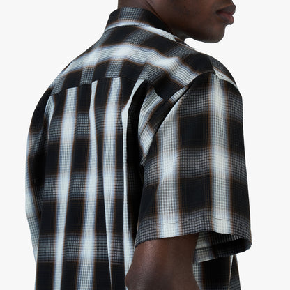 BEAMS Ombre Check Shirt / Black