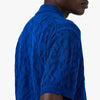 BEAMS 12 Gauge Mesh Polo Shirt / Royal Blue 5