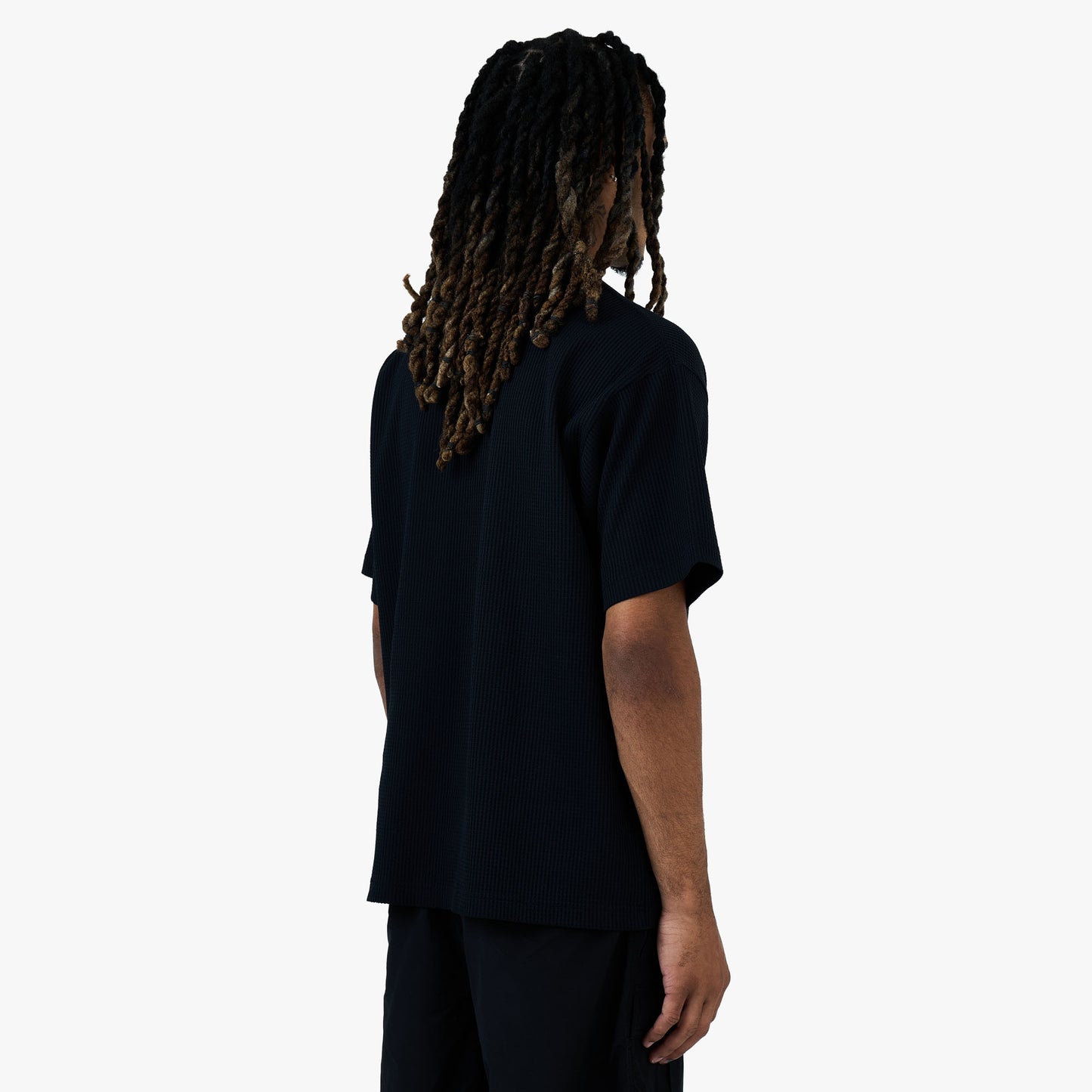 BEAMS Stretch Thermal T-Shirt / Black