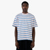 BEAMS Stripe T-Shirt / Pink 1
