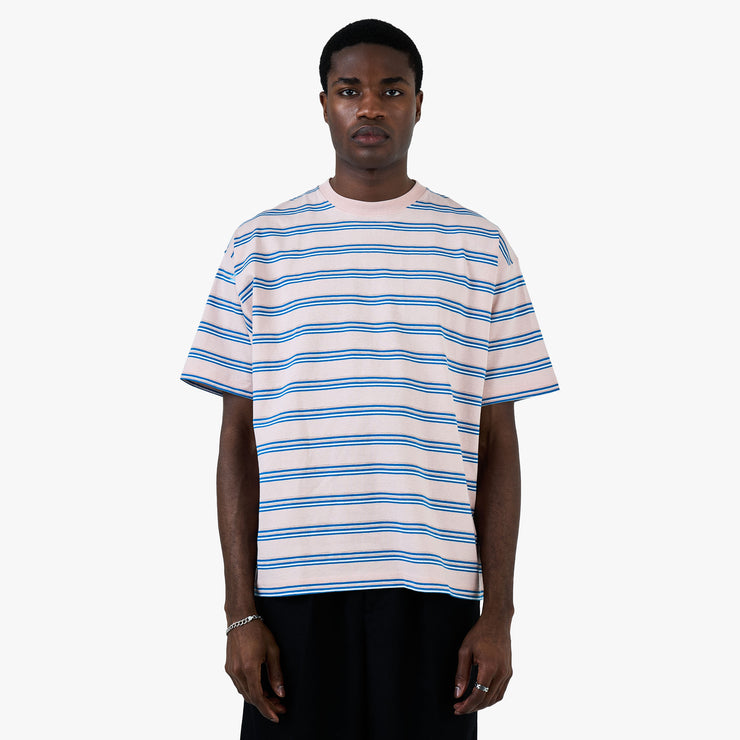 BEAMS Stripe T-Shirt / Pink 1