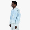 Chemise en chambray BEAMS déchirée / Bleu délavé 2