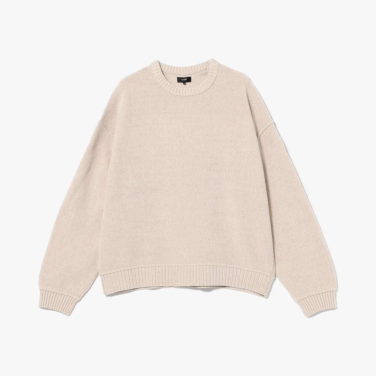 BEAMS 7G Fade Crewneck Knit / Ivory