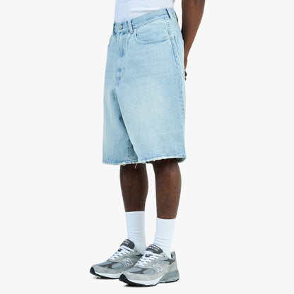 BEAMS Damage Denim Shorts / Ice Wash