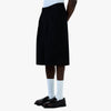 Beams Wide Short Slacks / Black 2