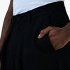 Beams Wide Short Slacks / Black 4