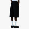 Beams Wide Short Slacks / Black 3