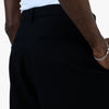 Beams Wide Short Slacks / Black 5