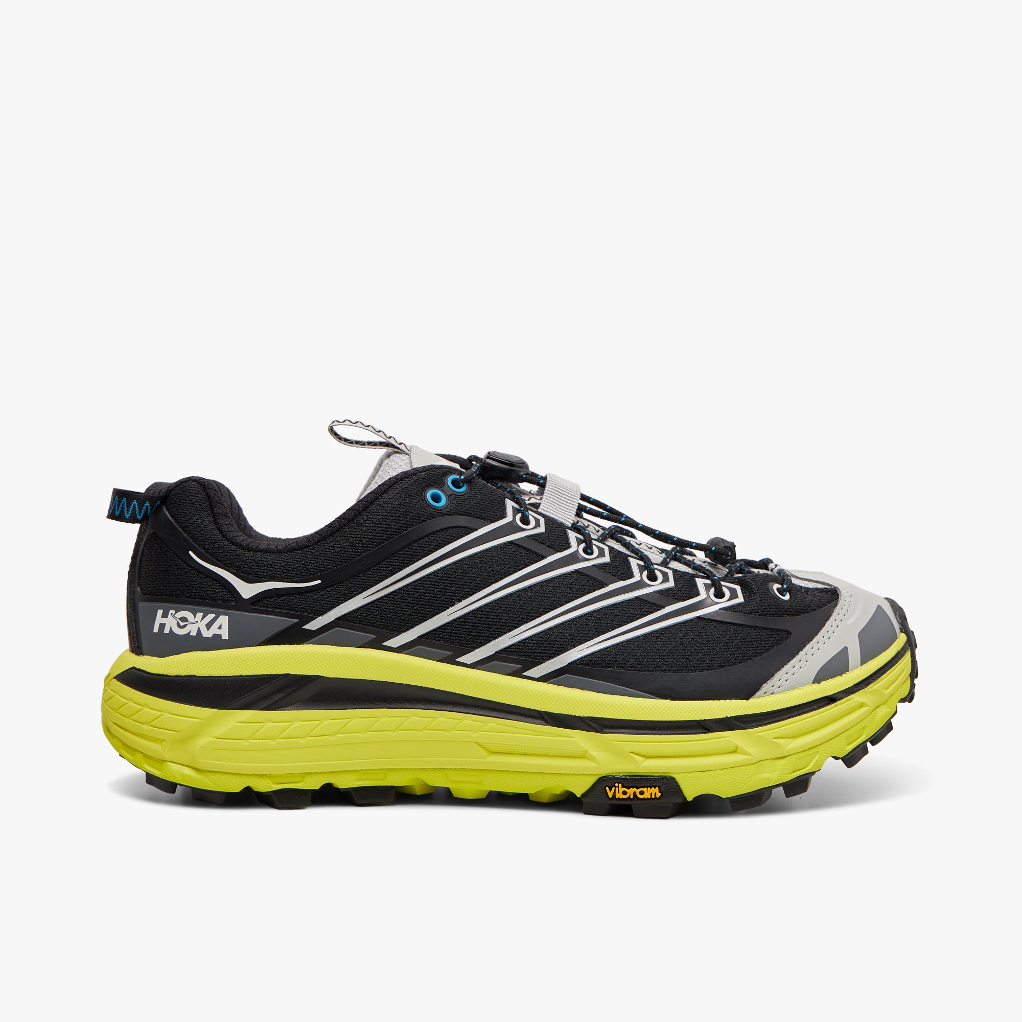 Hoka U Mafate Three2 Black / Hoka Citrus - Low Top  1