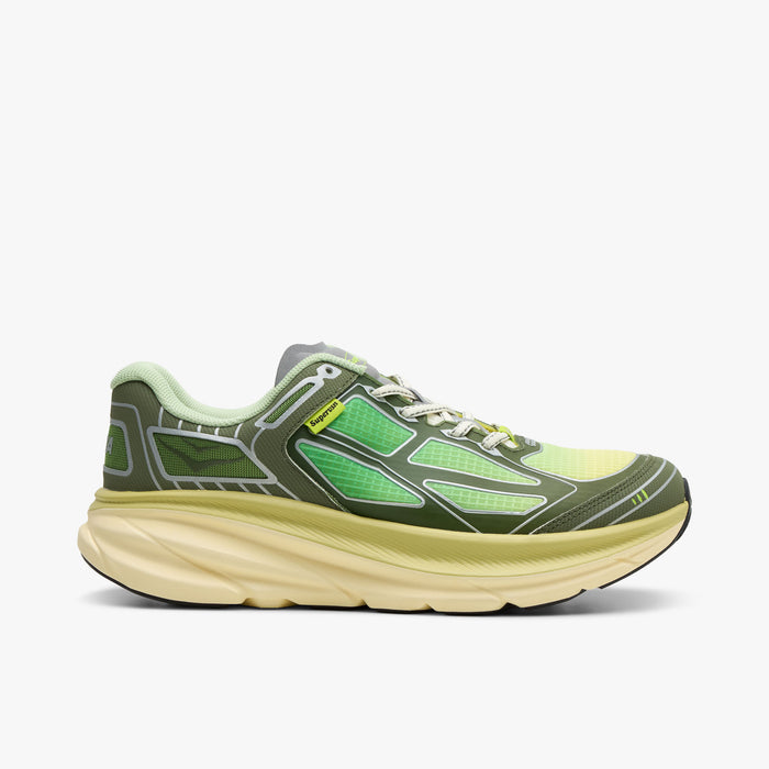 Hoka x SUPERVSN U Clifton One9 Green Flash / Limelight   1