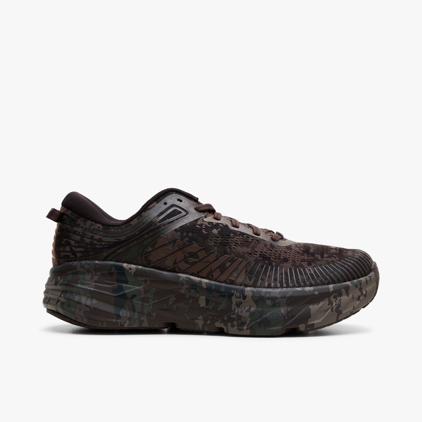 HOKA x BEAMS Bondi 7 Chestnut / Black Bean