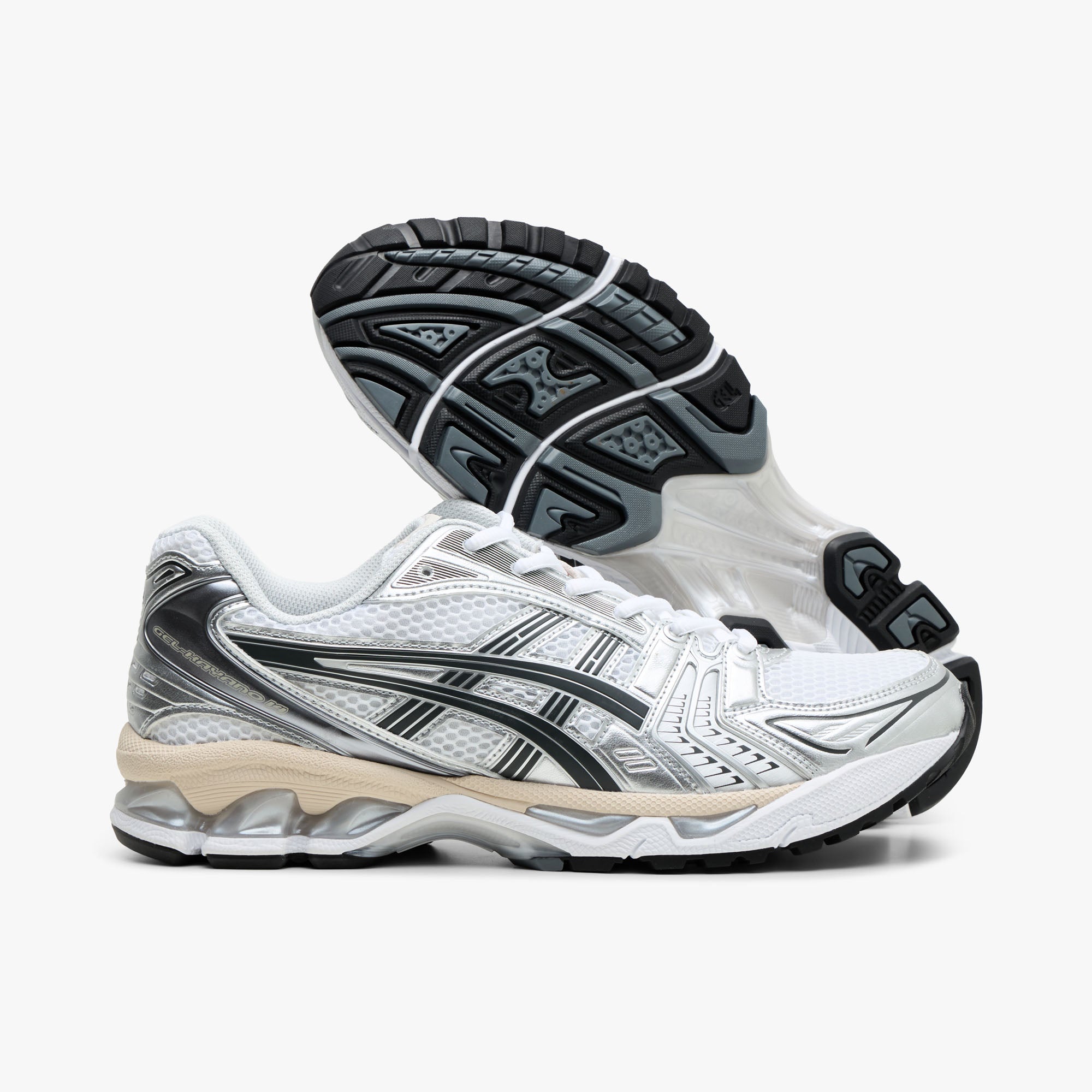 ASICS GEL-KAYANO 14 White / Graphite Grey – Livestock