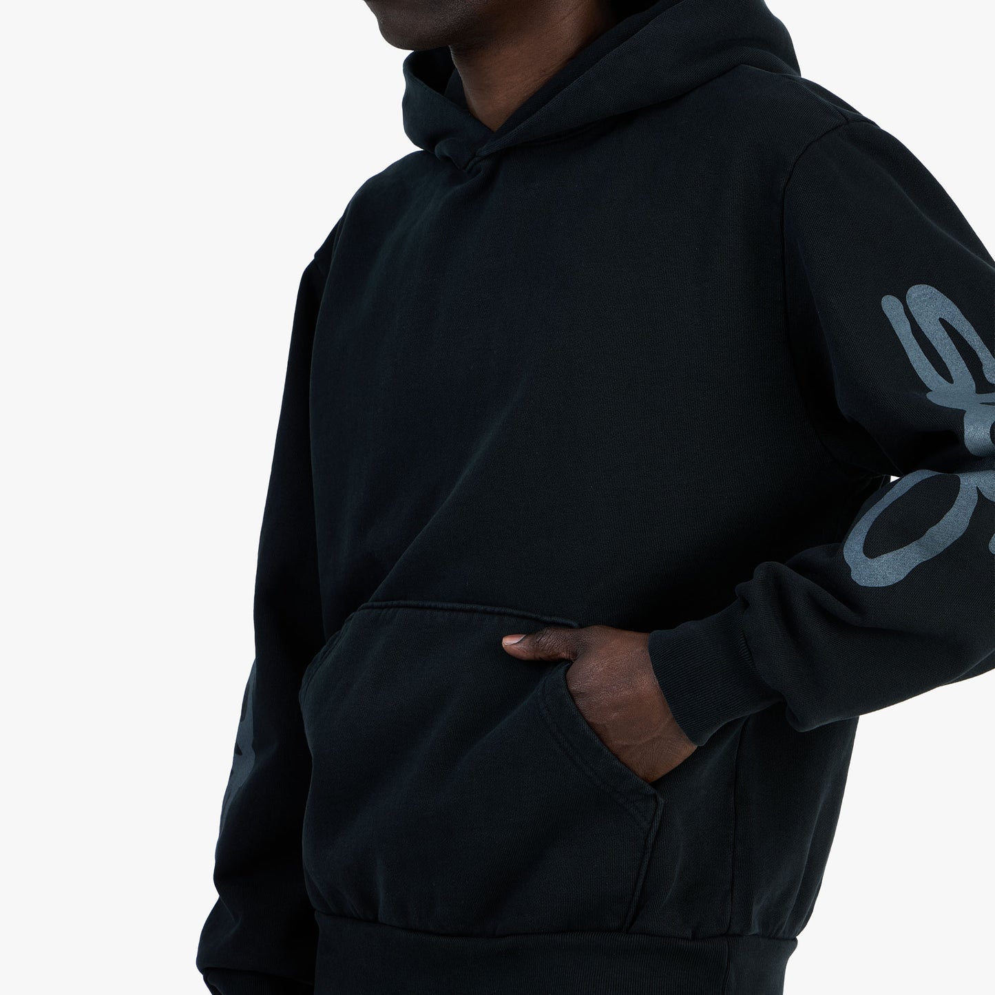 Sweat à capuche Supervsn Studio Star / Noir vintage