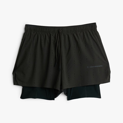 On x PAF Zero 2-in-1 Shorts PAF Molasse / Black
