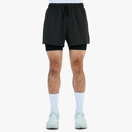 On x PAF Zero 2-in-1 Shorts PAF Molasse / Black