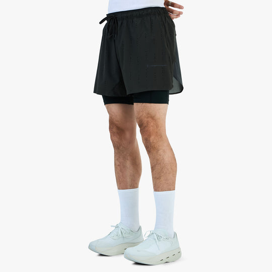 On x PAF Zero 2-in-1 Shorts PAF Molasse / Black