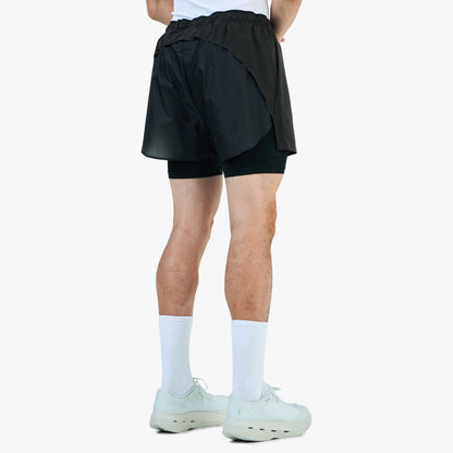 On x PAF Zero 2-in-1 Shorts PAF Molasse / Black