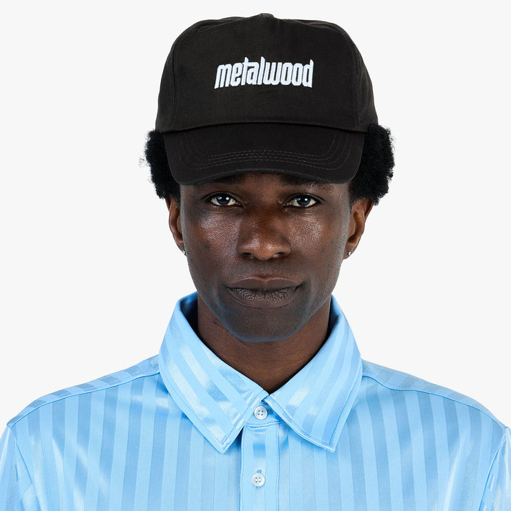 Metalwood Metal Logo 5-Panel Hat / Black 1