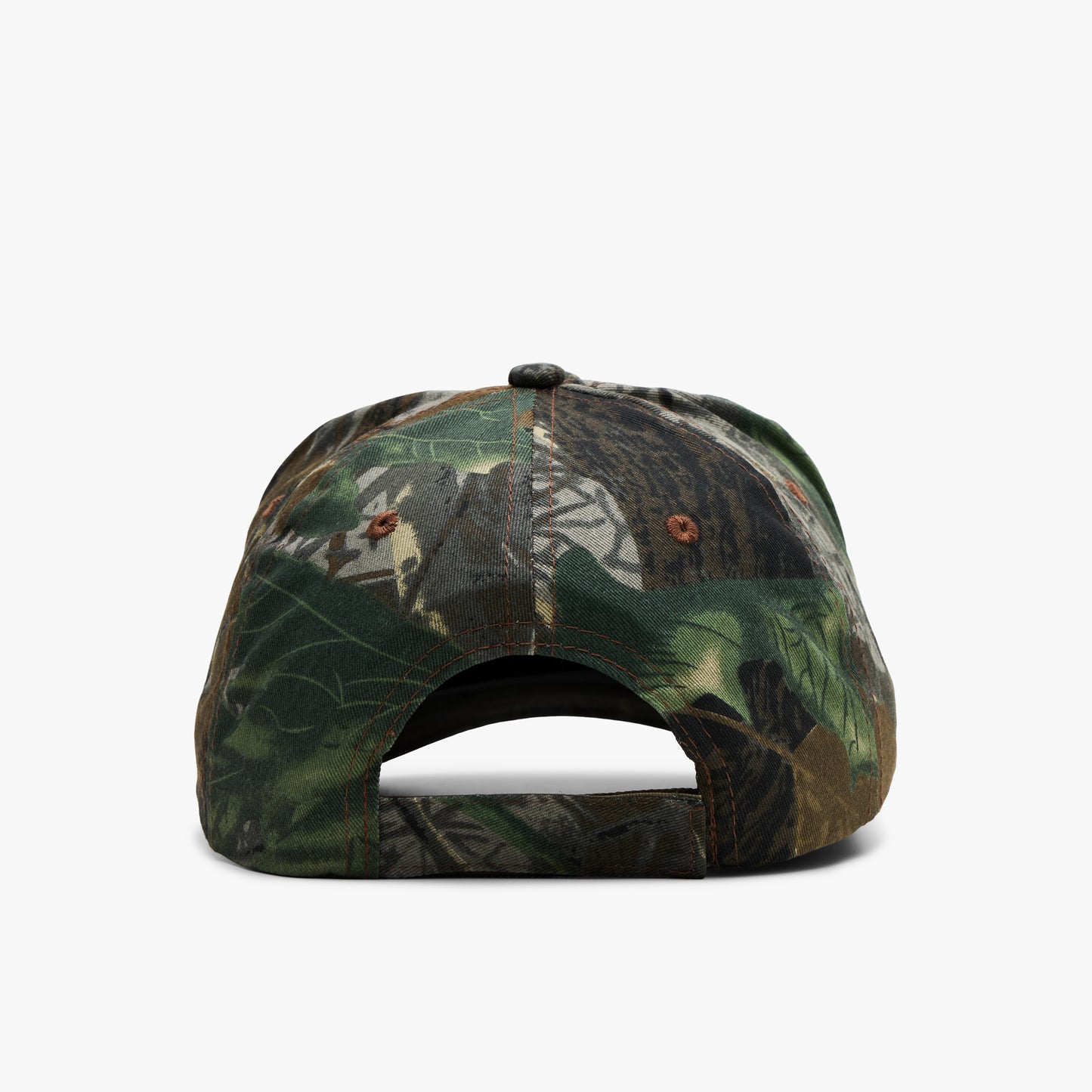 Casquette 5 panneaux Metalwood Metal Logo / Camo Feuille Réelle