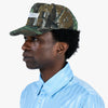 Casquette 5 panneaux Metalwood Metal Logo / Camo Feuille Réelle 2