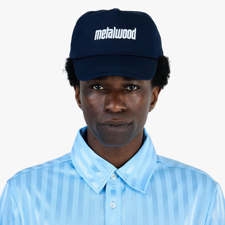 Casquette 5 panneaux Metalwood Metal Logo / Bleu marine 1