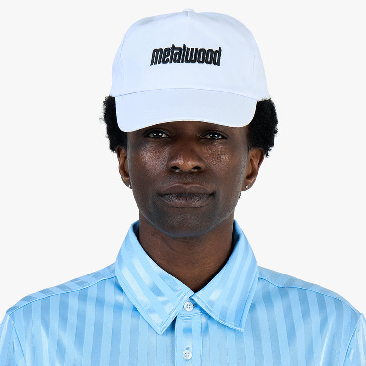 Metalwood Metal Logo 5-Panel Hat / White 1