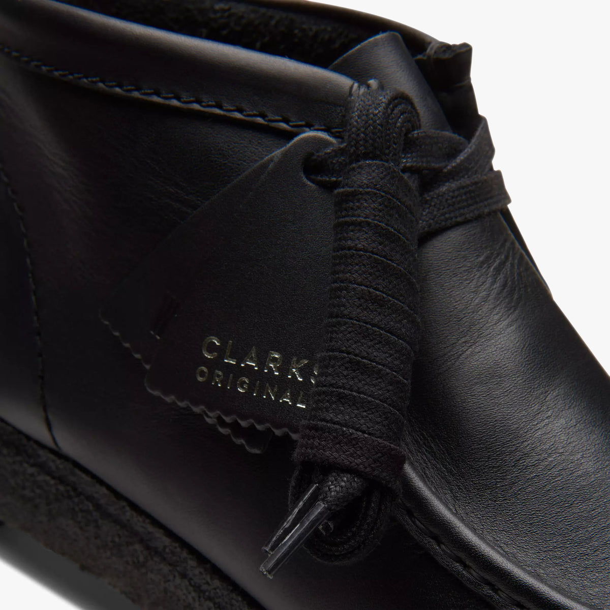 Clarks Wallabee Boot / Black Leather