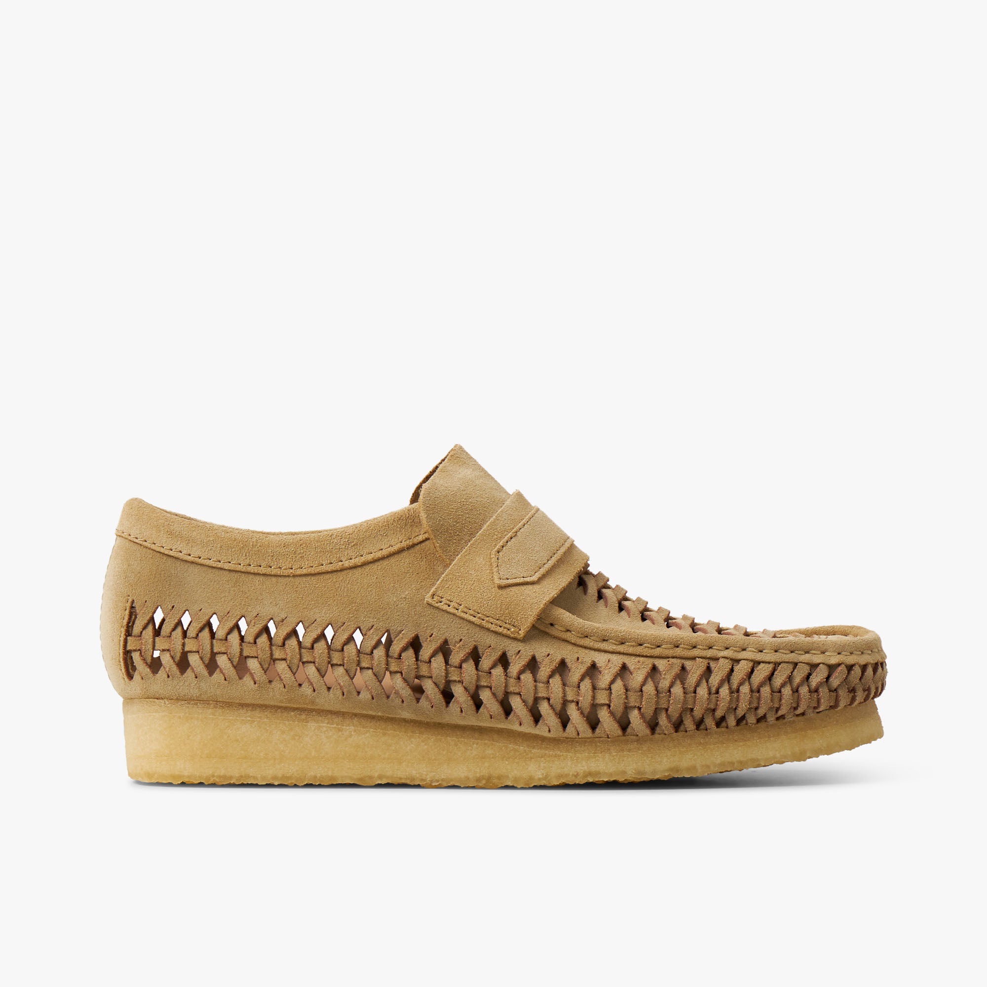 Clarks Originals Wallabee Weaver Maple Suede Livestock