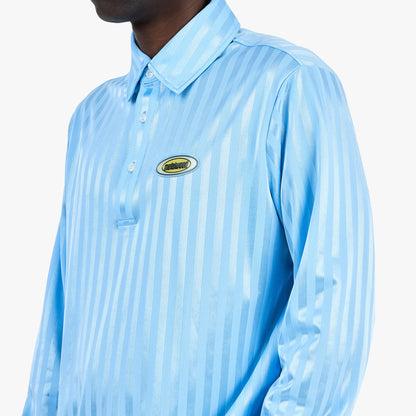 Polo manches longues Metalwood pour joueur / Bleu ciel