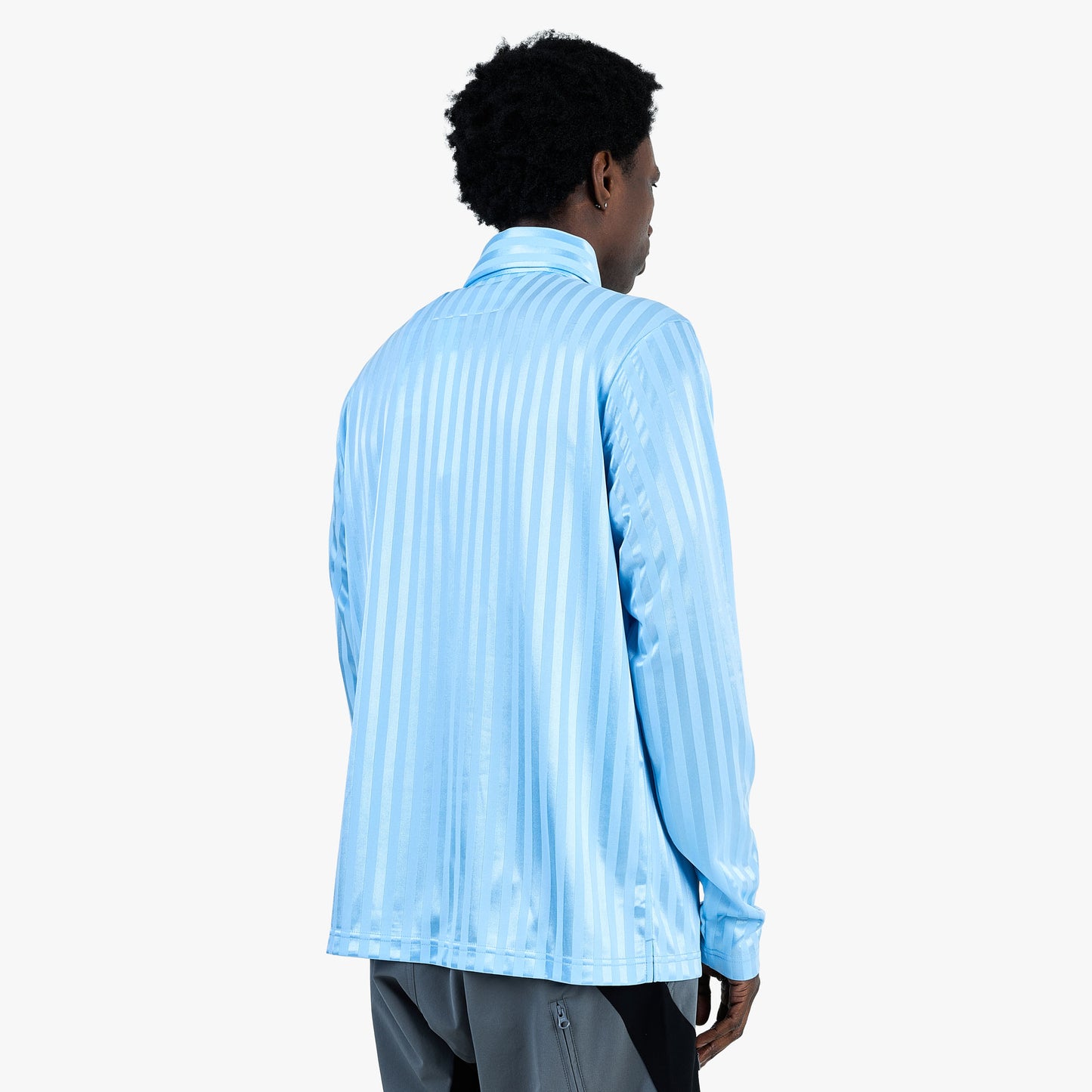 Polo manches longues Metalwood pour joueur / Bleu ciel
